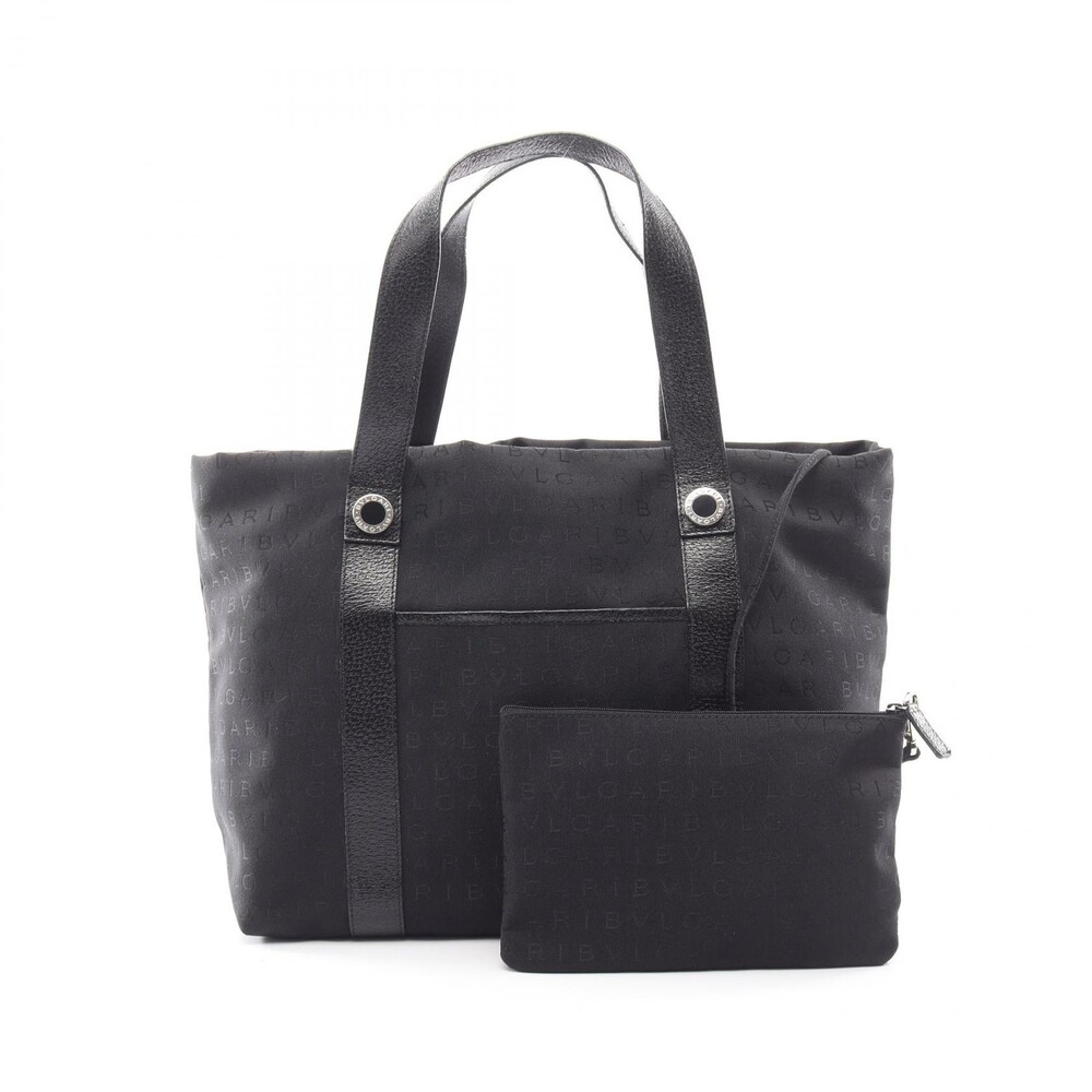 Bvlgari Logo Mania Hand Tote Bag Canvas #300701B51B
